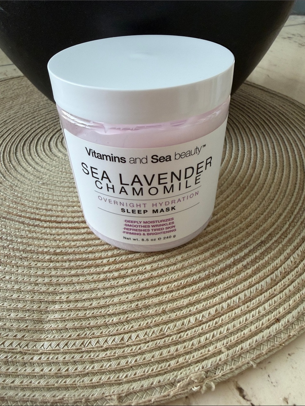 Sea Lavender & Chamomile Overnight Hydration Sleep Mask - Vitamins & Sea Beauty
